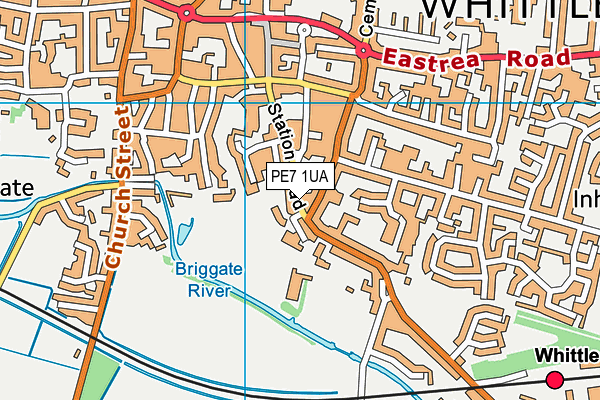 Manor Leisure Centre map (PE7 1UA) - OS VectorMap District (Ordnance Survey)