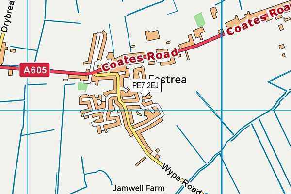 PE7 2EJ map - OS VectorMap District (Ordnance Survey)