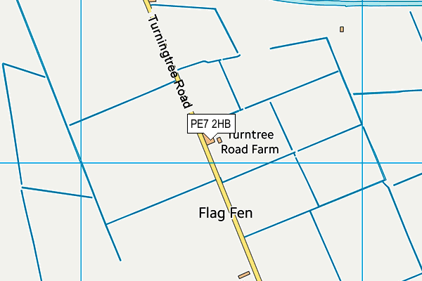 PE7 2HB map - OS VectorMap District (Ordnance Survey)