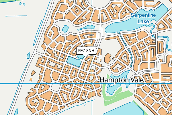 PE7 8NH map - OS VectorMap District (Ordnance Survey)