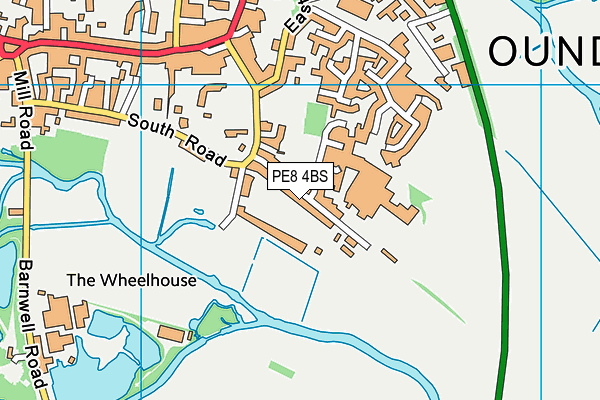 Prince William School map (PE8 4BS) - OS VectorMap District (Ordnance Survey)