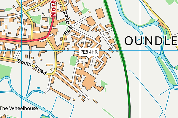PE8 4HR map - OS VectorMap District (Ordnance Survey)