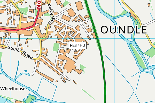 PE8 4HU map - OS VectorMap District (Ordnance Survey)