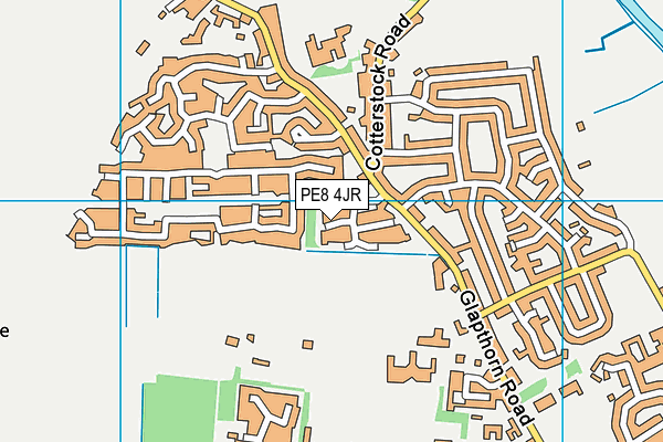 PE8 4JR map - OS VectorMap District (Ordnance Survey)