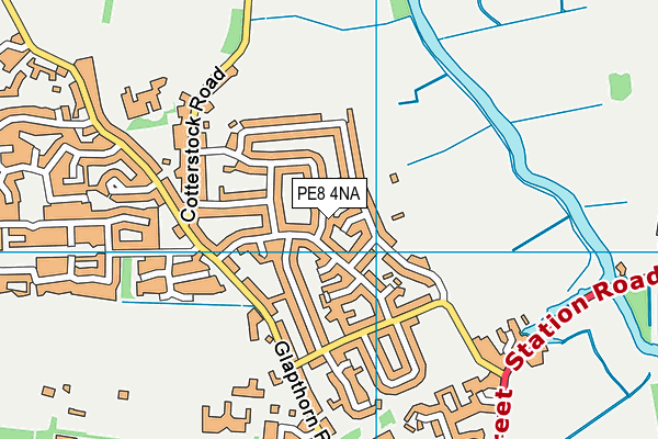 PE8 4NA map - OS VectorMap District (Ordnance Survey)