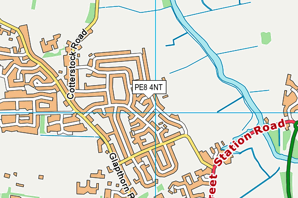 PE8 4NT map - OS VectorMap District (Ordnance Survey)
