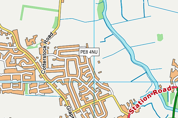 PE8 4NU map - OS VectorMap District (Ordnance Survey)