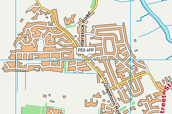 PE8 4PP map - OS VectorMap District (Ordnance Survey)