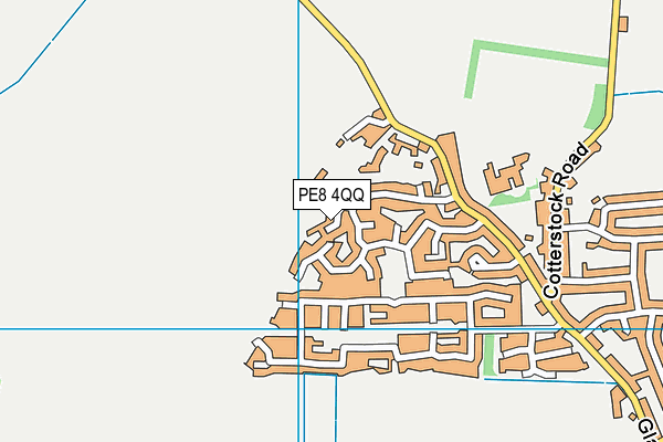 PE8 4QQ map - OS VectorMap District (Ordnance Survey)