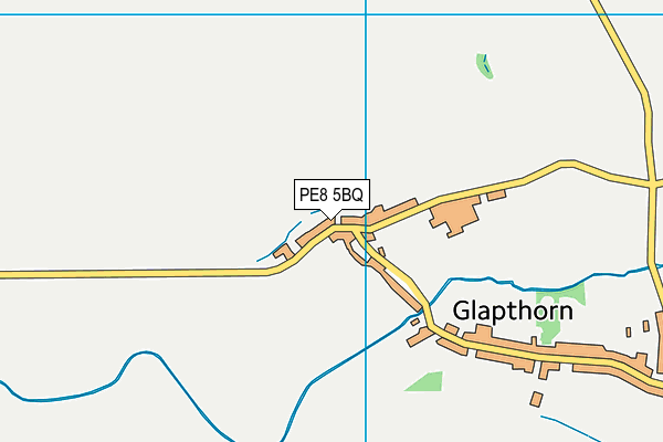 Glapthorn Church of England Primary School map (PE8 5BQ) - OS VectorMap District (Ordnance Survey)