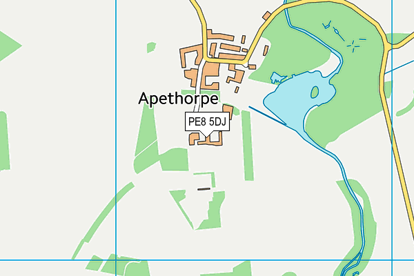 PE8 5DJ map - OS VectorMap District (Ordnance Survey)