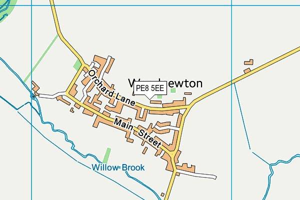 PE8 5EE map - OS VectorMap District (Ordnance Survey)