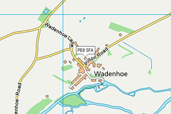 PE8 5FA map - OS VectorMap District (Ordnance Survey)