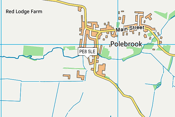 PE8 5LE map - OS VectorMap District (Ordnance Survey)