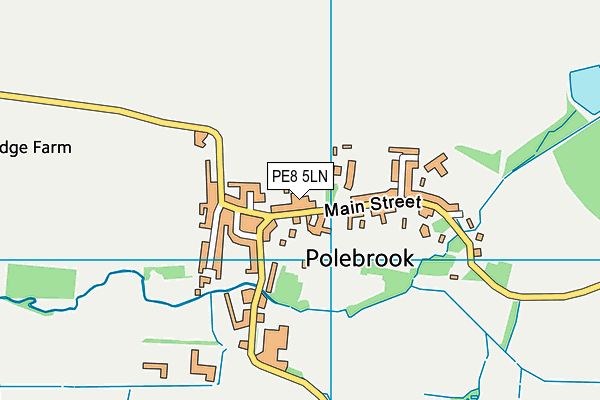 PE8 5LN map - OS VectorMap District (Ordnance Survey)
