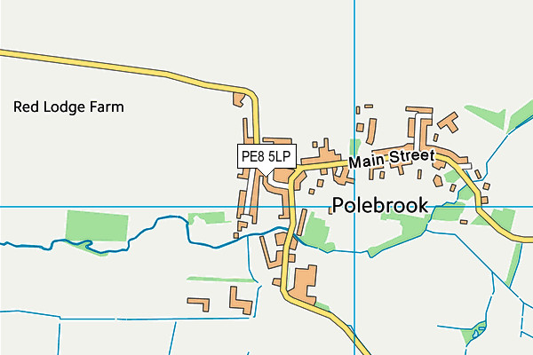 PE8 5LP map - OS VectorMap District (Ordnance Survey)