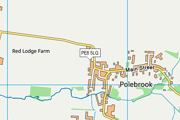 PE8 5LQ map - OS VectorMap District (Ordnance Survey)