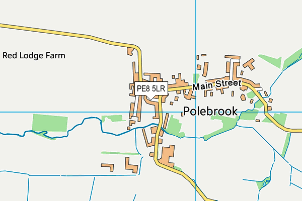PE8 5LR map - OS VectorMap District (Ordnance Survey)