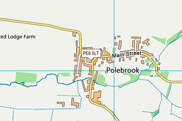 PE8 5LT map - OS VectorMap District (Ordnance Survey)