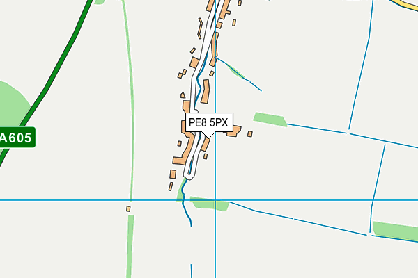PE8 5PX map - OS VectorMap District (Ordnance Survey)