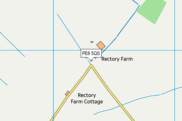 PE8 5QS map - OS VectorMap District (Ordnance Survey)