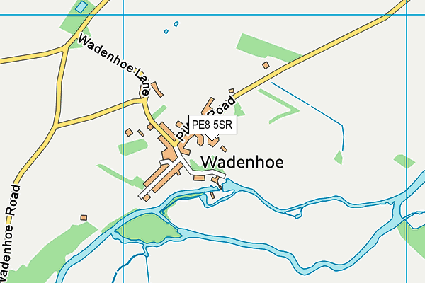 PE8 5SR map - OS VectorMap District (Ordnance Survey)