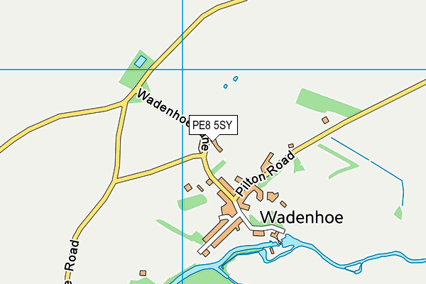 PE8 5SY map - OS VectorMap District (Ordnance Survey)
