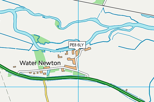 PE8 6LY map - OS VectorMap District (Ordnance Survey)