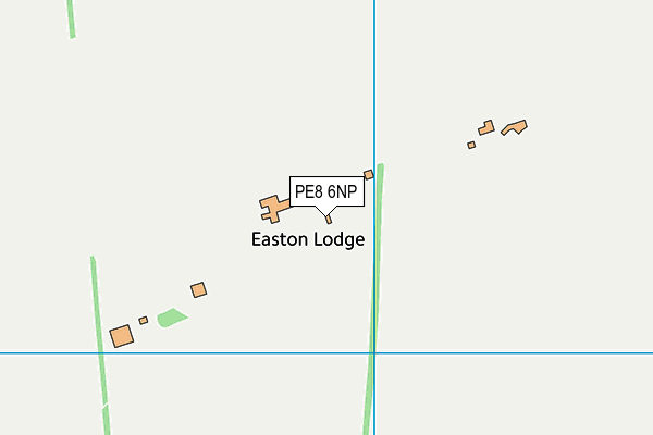 PE8 6NP map - OS VectorMap District (Ordnance Survey)
