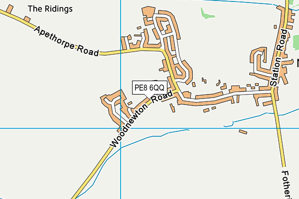 PE8 6QQ map - OS VectorMap District (Ordnance Survey)
