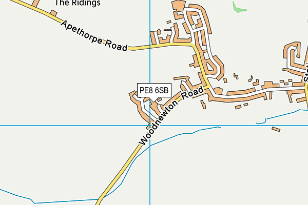 PE8 6SB map - OS VectorMap District (Ordnance Survey)