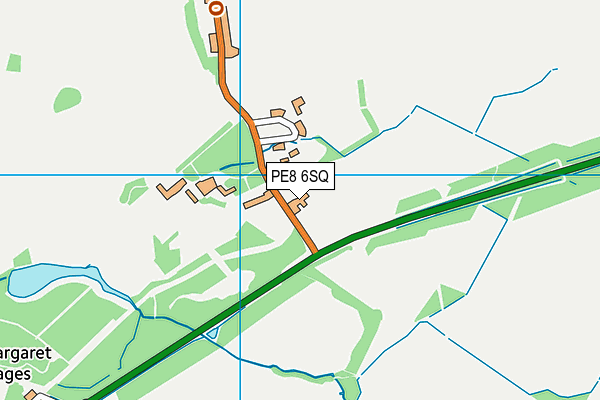 PE8 6SQ map - OS VectorMap District (Ordnance Survey)