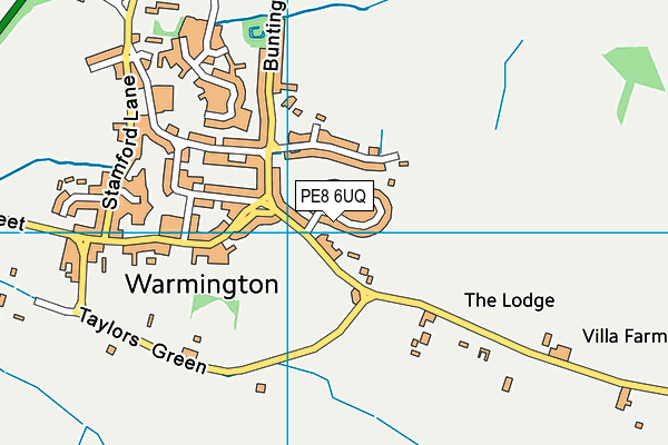 PE8 6UQ map - OS VectorMap District (Ordnance Survey)