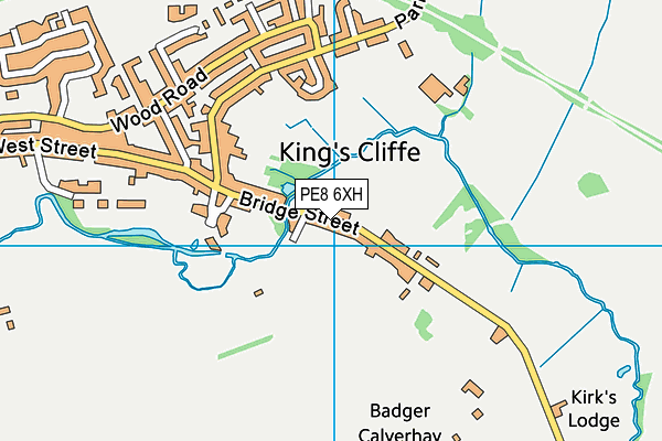 Map of KINGS CLIFFE COMMUNITY CIC at district scale