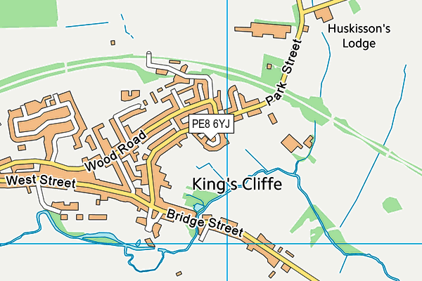 PE8 6YJ map - OS VectorMap District (Ordnance Survey)