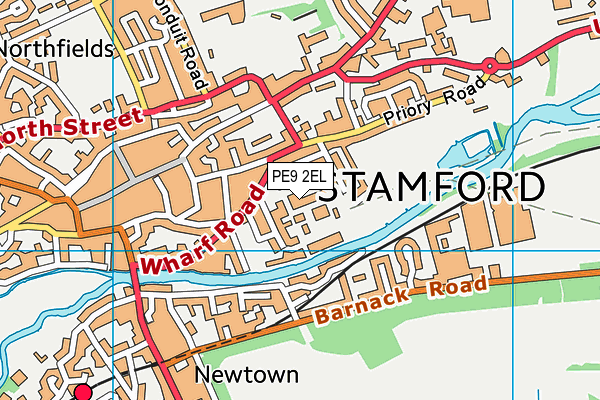 Map of STAMFORD VEHICLE HIRE LIMITED at district scale