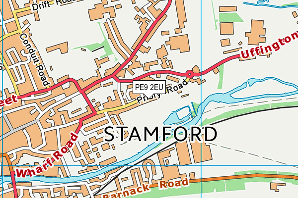 Map of THE PLACE STAMFORD LTD at district scale