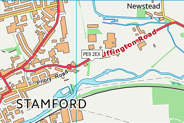 Map of STAMFORD AUCTION ROOMS LIMITED at district scale