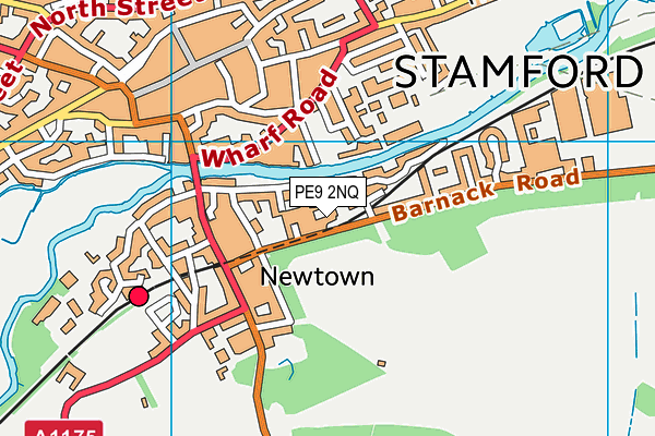 PE9 2NQ map - OS VectorMap District (Ordnance Survey)