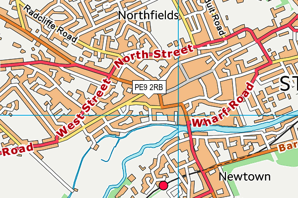 Map of THE MALTINGS MANAGEMENT COMPANY (STAMFORD) LIMITED at district scale
