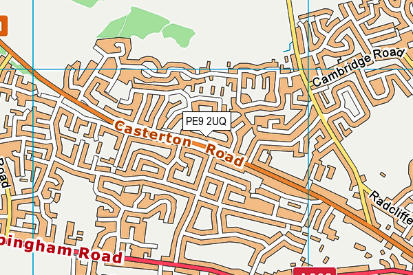 PE9 2UQ map - OS VectorMap District (Ordnance Survey)