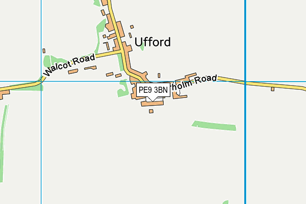 PE9 3BN map - OS VectorMap District (Ordnance Survey)