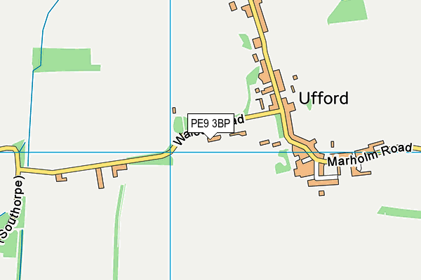 Ufford Park map (PE9 3BP) - OS VectorMap District (Ordnance Survey)