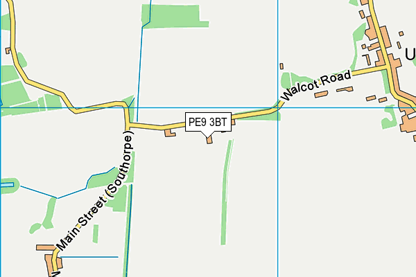 PE9 3BT map - OS VectorMap District (Ordnance Survey)