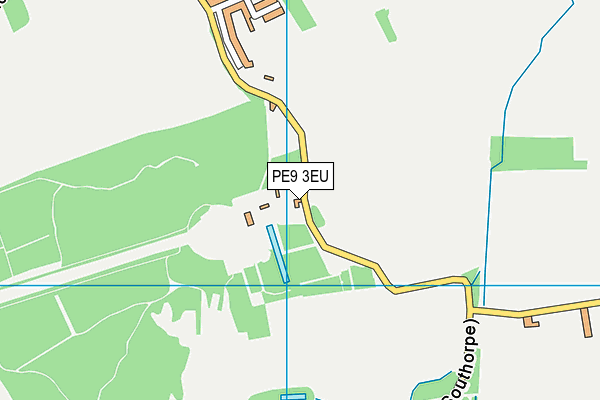 PE9 3EU map - OS VectorMap District (Ordnance Survey)