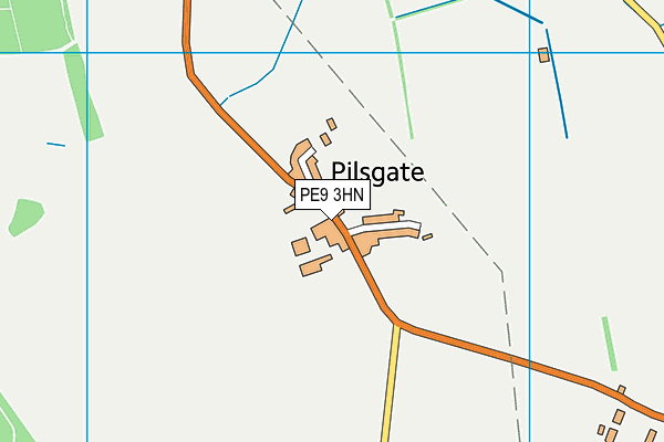 PE9 3HN map - OS VectorMap District (Ordnance Survey)