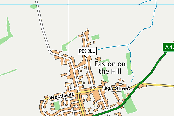 Map of EASTON HILL LIMITED at district scale