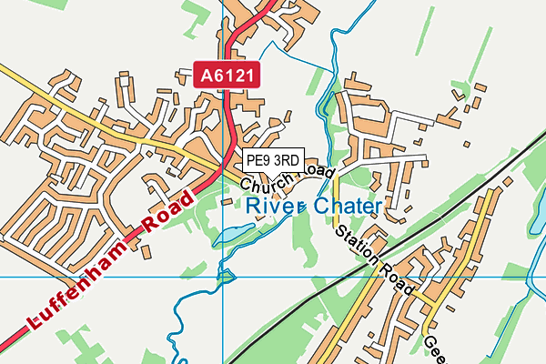 PE9 3RD map - OS VectorMap District (Ordnance Survey)