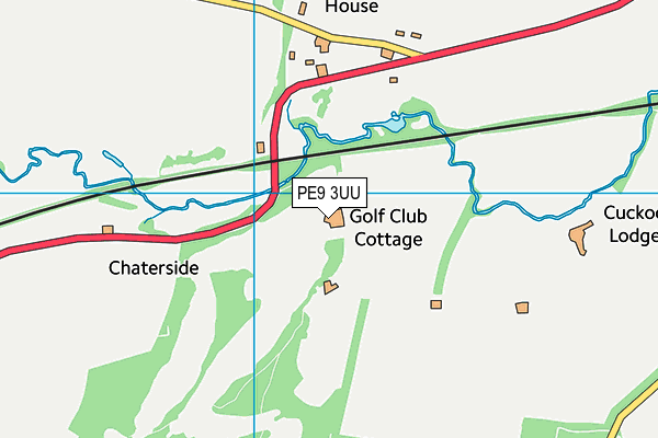 Luffenham Heath Golf Club map (PE9 3UU) - OS VectorMap District (Ordnance Survey)