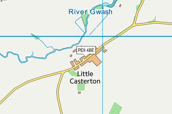 PE9 4BE map - OS VectorMap District (Ordnance Survey)